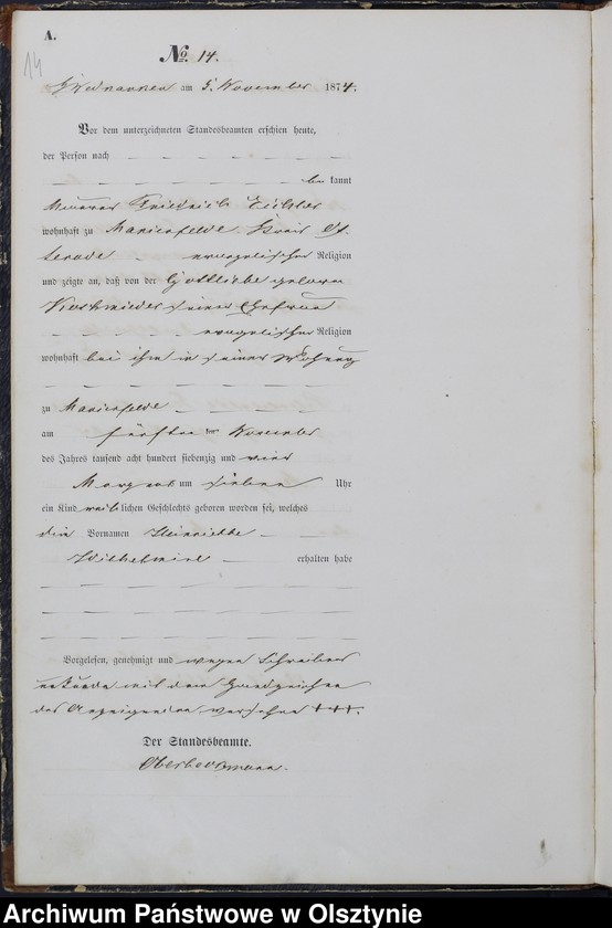 image.from.unit.number "Geburts-Haupt-Register Nr 1 - 45"