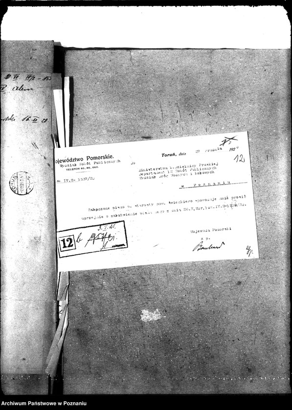 Obraz 16 z jednostki "[Subwencje państwowe na budowę dróg w celu zatrudniania bezrobotnych pow. Świecie]"