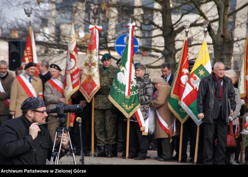 Obraz 14 z jednostki "Odsłonięcia pomnika "Żołnierzy Wyklętych" w Zielonej Górze"