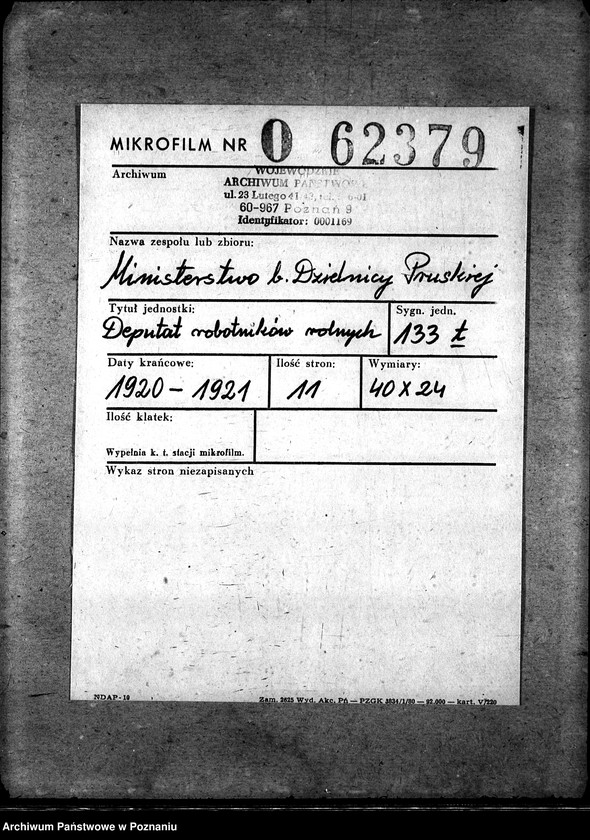 Obraz 2 z jednostki "Deputat robotników rolnych"