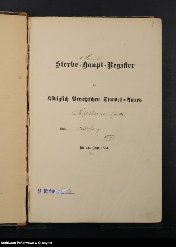 image.from.unit.number "Sterbe-Haupt-Register T.I Nr 1 - 234"