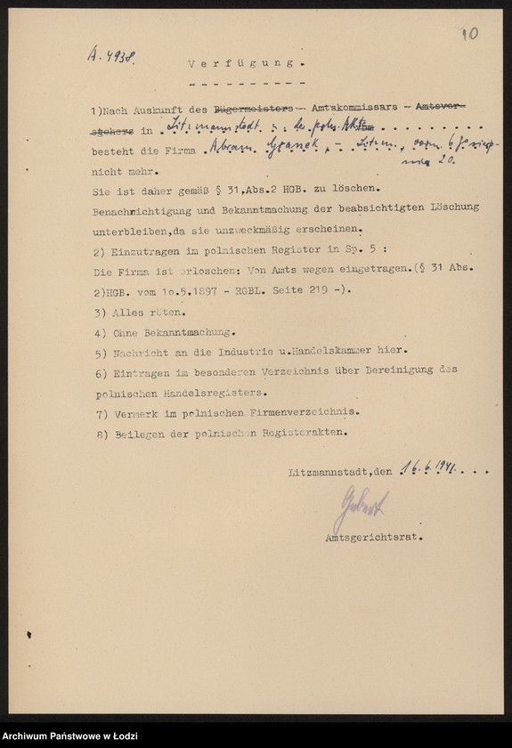 Obraz 12 z jednostki "Abram Granek – sklep spożywczy"