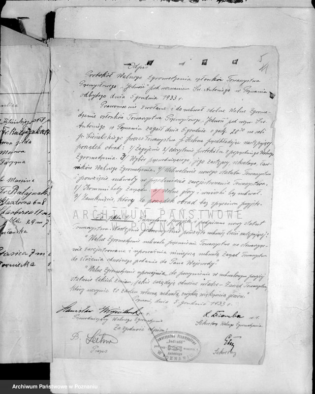 Obraz 9 z jednostki "/Towarzystwo Przemysłowe Jedność w Poznaniu powiatu pod wezwaniem św. Antoniego/"