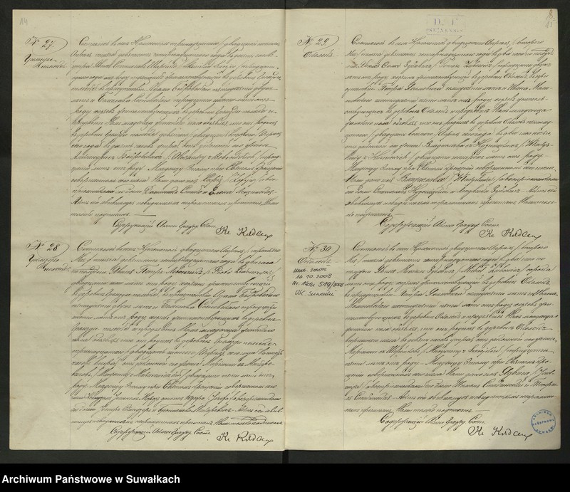Obraz 10 z jednostki "Duplikat aktów stanu cywilnego rodzonych, zaślubionych i zmarłych z 1914 roku w parafii Krasnopol"