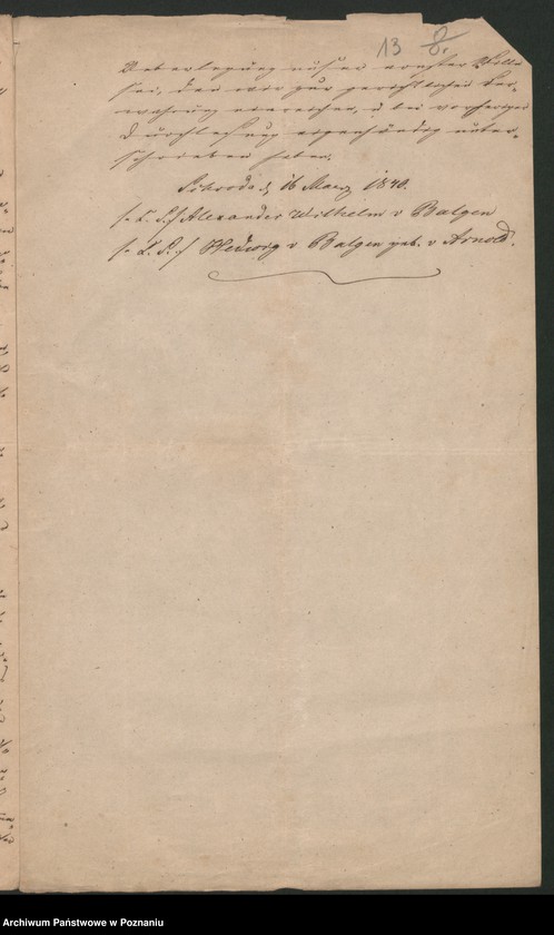 Obraz 16 z jednostki "Testament des Alexander Wilhelm von Belgen und seiner Frau Hedwig geboren von Arnold Erbansprüche"