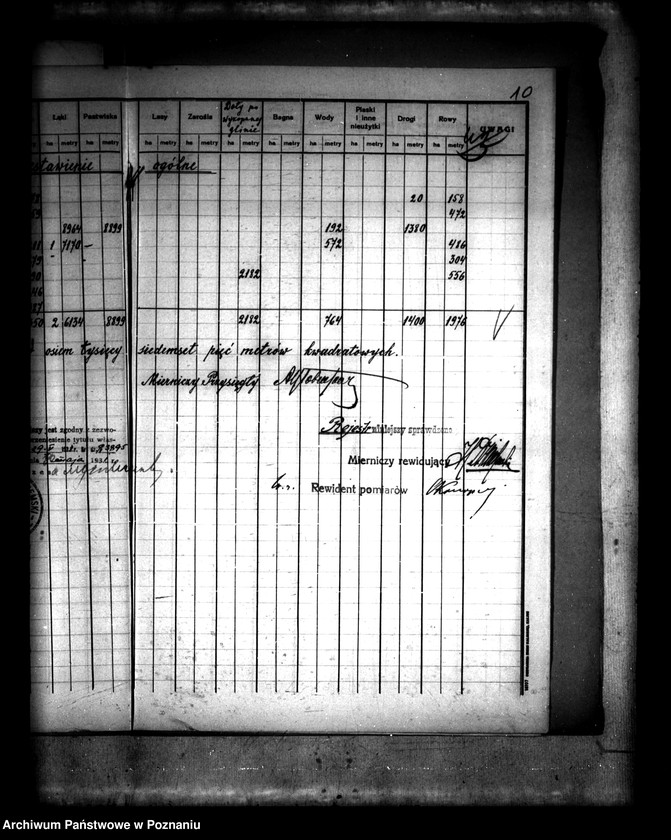 Obraz 14 z jednostki "Rejestr pomiarowy części majątku Smaszew pod nazwą kol. Smaszew powiatu konińskiego"