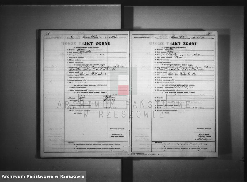 image.from.unit.number "Księga zgonów - Brzóza Królewska"
