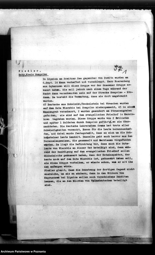 Obraz 5 z jednostki "Berichte über Verhaftungen, Misshandlungen usw."