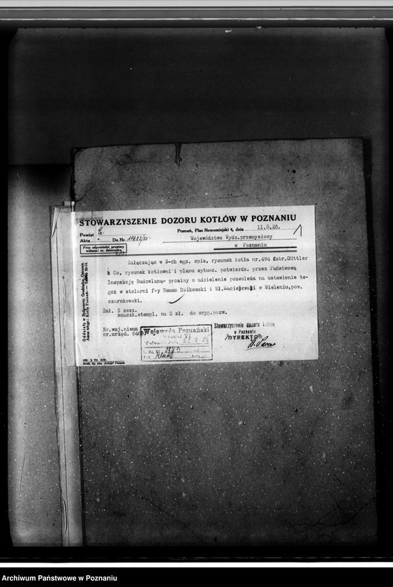 Obraz 5 z jednostki "Stolarnia w Wieleniu pow. czarnkowski, R. Dzikowski i W. Maciejewski nr woj. 5841"