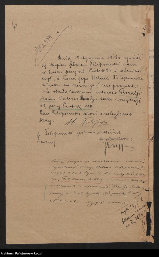 Obraz 8 z jednostki "Rózia Sachs - pracownia kapeluszy damskich"