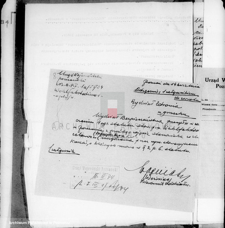 Obraz 12 z jednostki "/Stowarzyszenie Wohlfahrtsdienst w Poznaniu/"