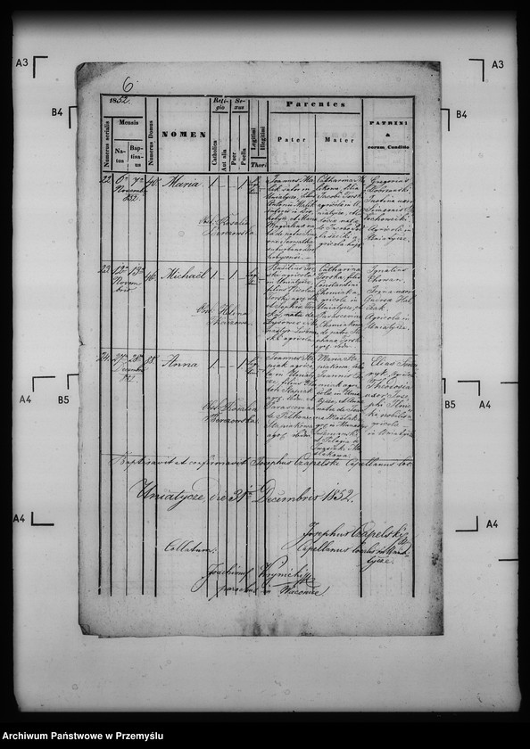 Obraz 10 z jednostki "[Kopie ksiąg metrykalnych parafii Uniatycze (dekanat Drohobycz)]"
