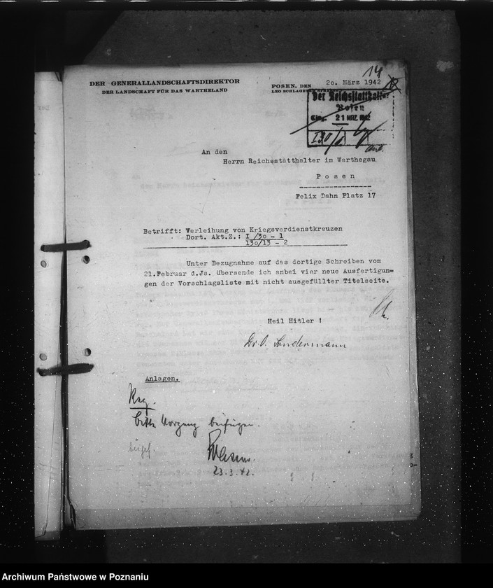 Obraz 18 z jednostki "Kriegsverdienstkreuze- Abteilung IV"