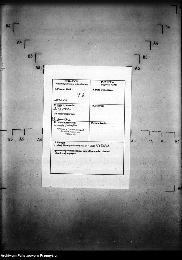 Obraz 3 z jednostki "[Kopie ksiąg metrykalnych parafii Krzywa z filiami Jasionka, Wołowiec (dekanat Gorlice)]"
