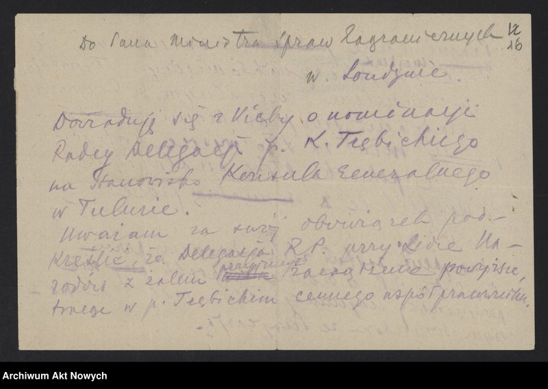 image.from.unit.number "Zaleski August; Załączniki: a) list (odpis) Skowrońskiego (Poseł RP w Brazylii); L.5 (odpowiedzi - rękopisy, maszynopisy); patrz 4246"