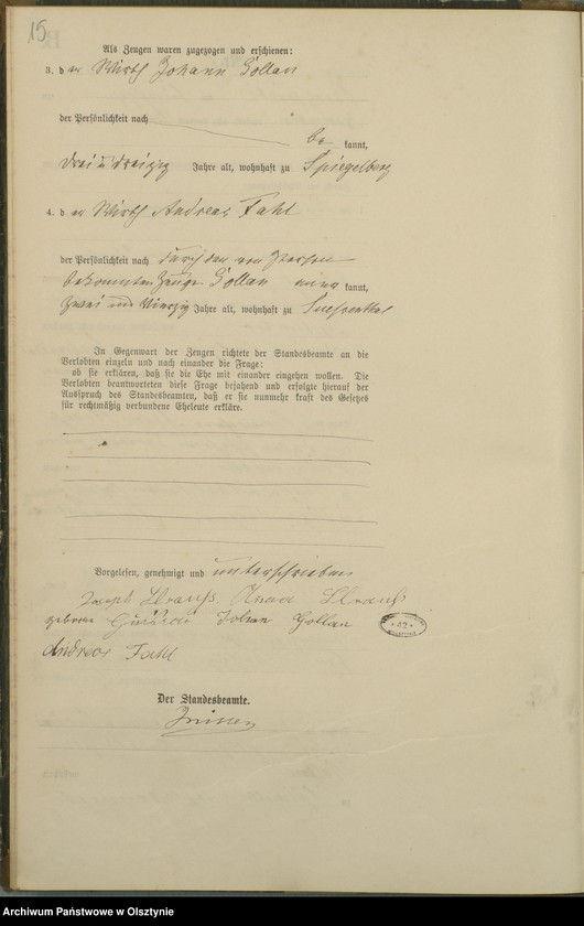 image.from.unit.number "Heiraths-Haupt-Register Nr 1 - 11"