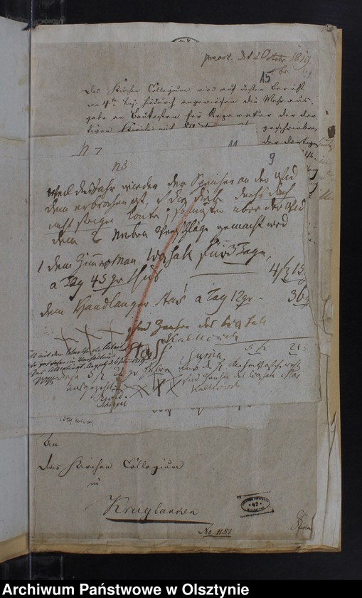 Obraz 11 z jednostki "Jahres Bau Rechnung der Kirche zu Kruklanken"