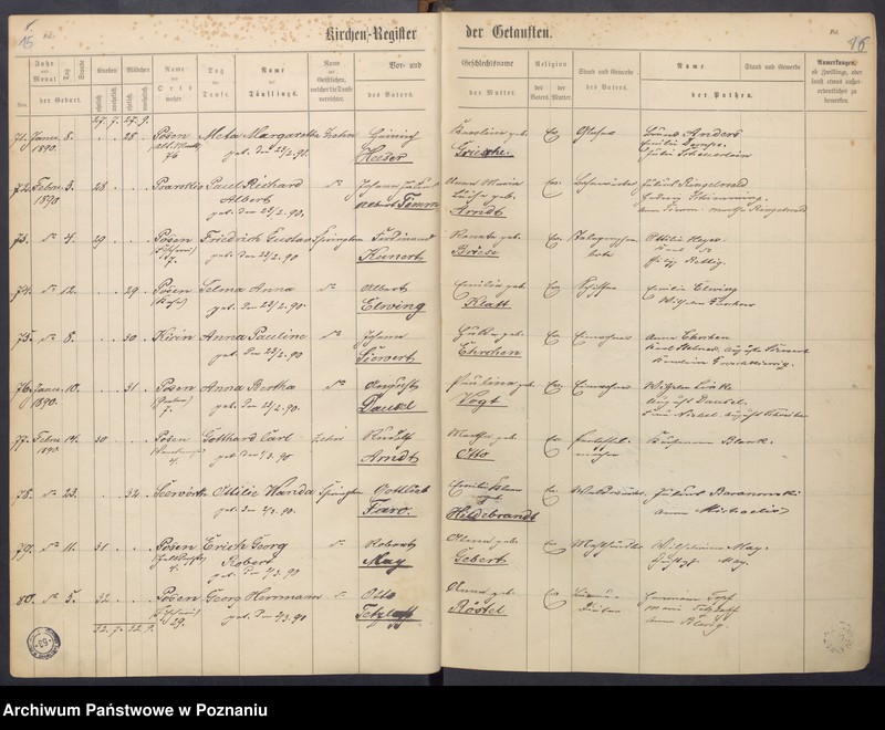 Obraz 11 z jednostki "Taufbuch"