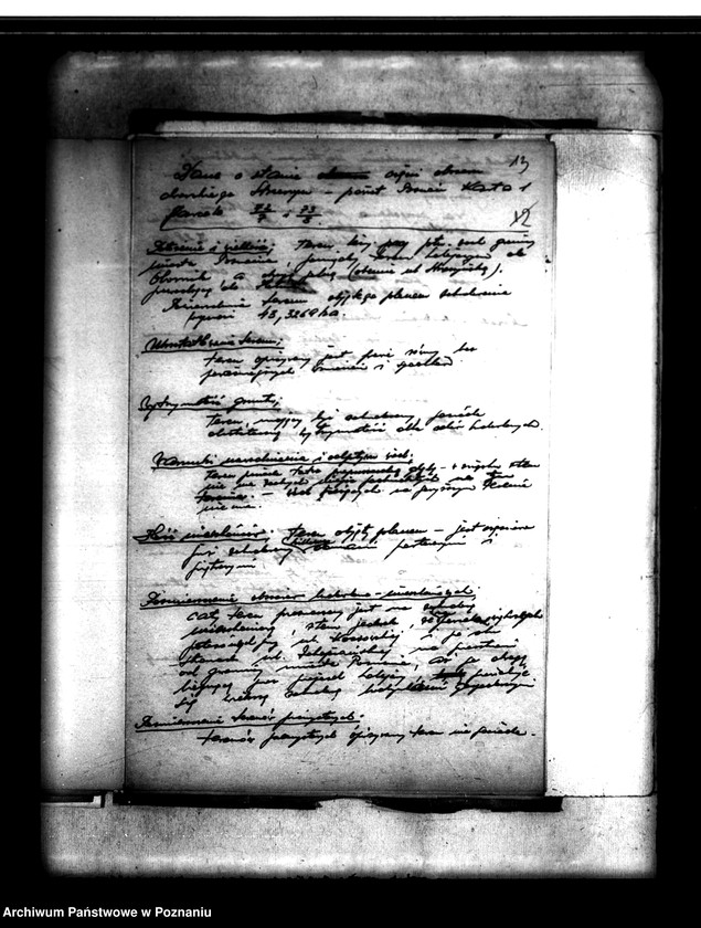 Obraz 17 z jednostki "/Majątek Strzeszyn powiatu poznańskiego plany zabudowy/"