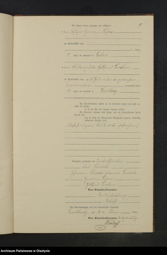 image.from.unit.number "Heiraths-Neben-Register Nr 1 - 15"