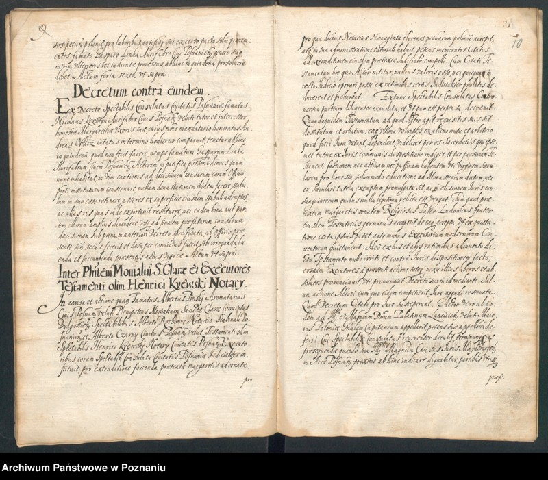 Obraz 13 z jednostki "Acta actorum in officio consulari Posnaniensi conscriptorum a.d. 1623 ... Dachnowski notarius."