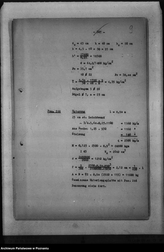 Obraz 13 z jednostki "Opis statyczny zamku w Poznaniu - III"