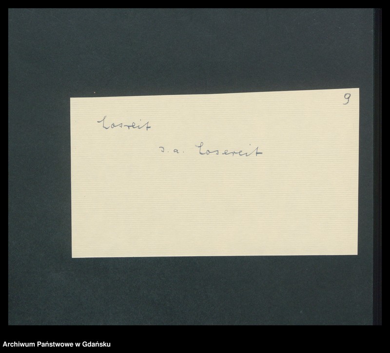 image.from.unit.number "Karty meldunkowe: Loselein - Losoreit"