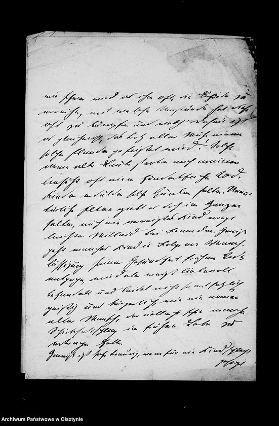 image.from.unit.number "/Briefe an Anna Gfin Lehndorff u. a. in Steinort in Sachen des Mädchenwaisenhauses in der Vorstadt Drengfurth/"