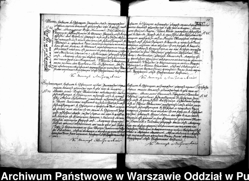 Obraz 15 z jednostki "Akta urodzeń, małżeństw i zgonów"