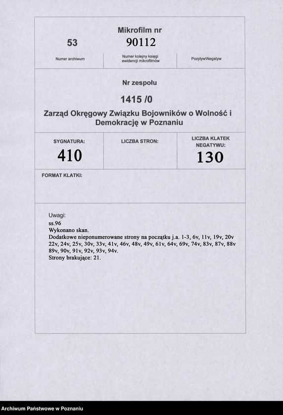 Obraz 5 z jednostki "Życiorysy powstańców wielkopolskich: G - tom l /Gabiś Wojciech - Gąszczak Jan/."