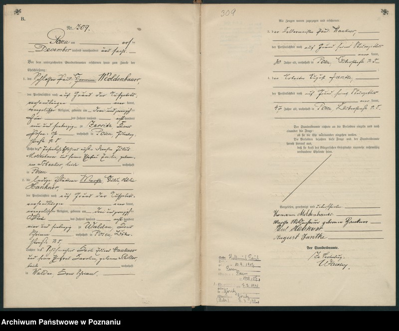 Obraz 16 z jednostki "Księga miejscowa małżeństw"