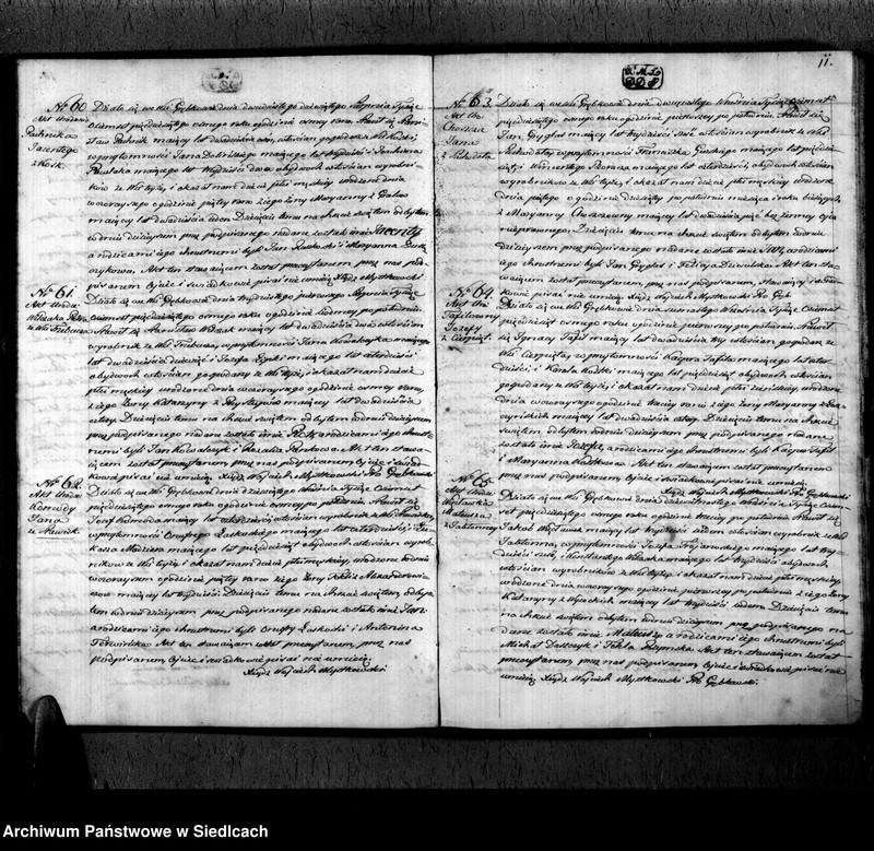 Obraz 13 z jednostki "Akta urodzin, małżeństw, zgonów"