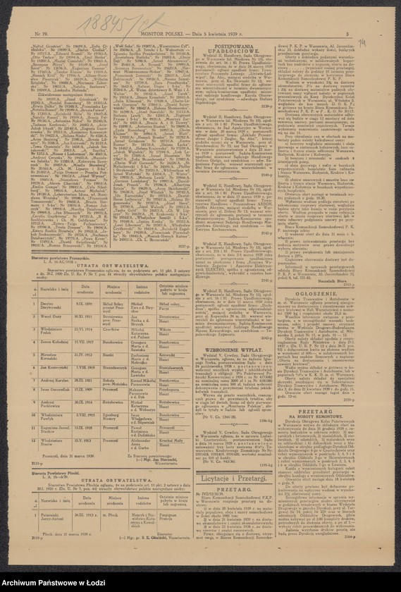 Obraz 16 z jednostki "Moszek Henoch Kutner – drobna sprzedaż towarów bawełnianych"