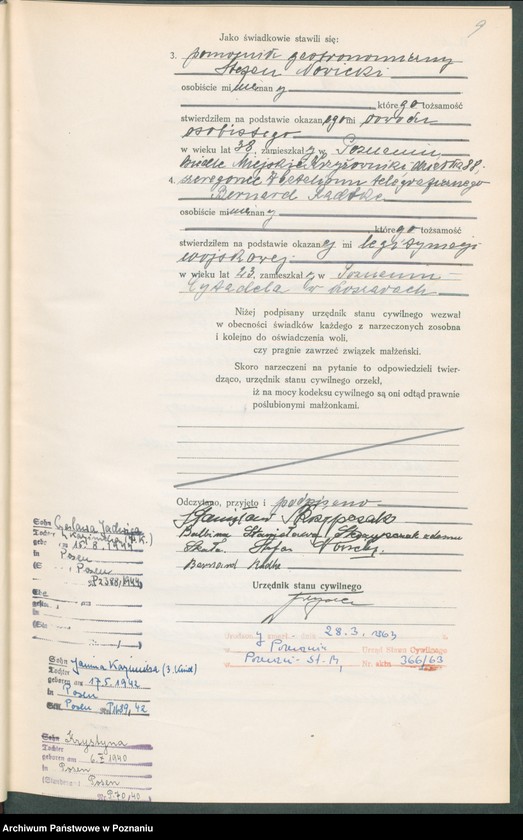 Obraz 11 z jednostki "Księga miejscowa małżeństw tom III [Rejestr główny małżeństw]"
