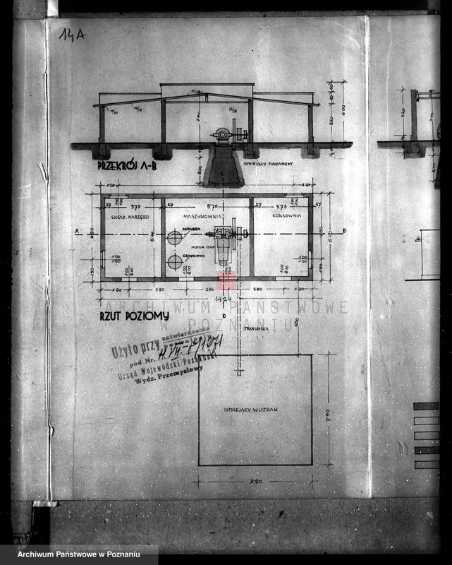 Obraz 19 z jednostki "Zatwierdzenie zakładu przemysłowego stacji napędowej Ernesta Bintscha w Śmiglu, pow. kościański"
