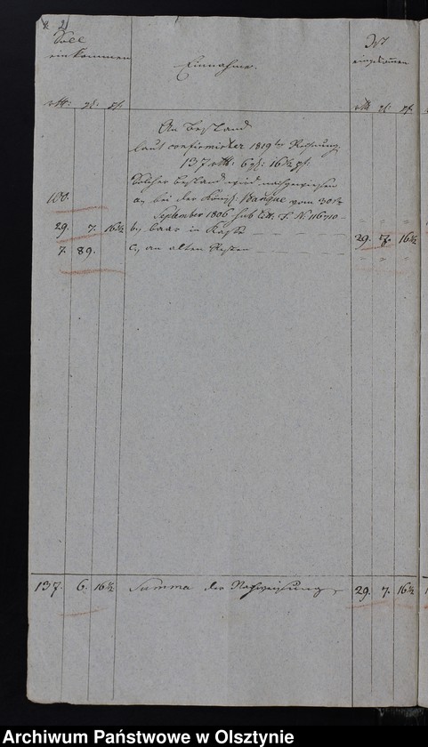 image.from.unit.number "Jahr Kirchen Rechnung des einfachen Real und Personal Decems, wie auch aller Einnahme und Ausgabe nebst BauRechnung"