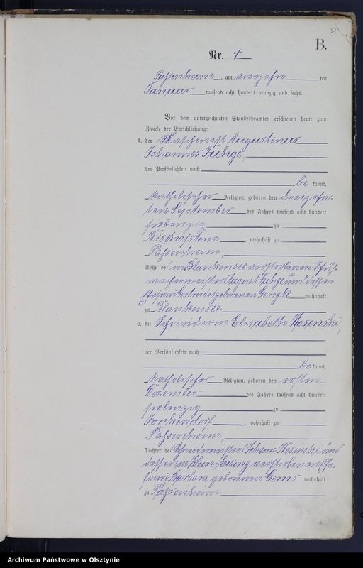 image.from.unit.number "Heiraths-Haupt-Register Nr 1 - 22"