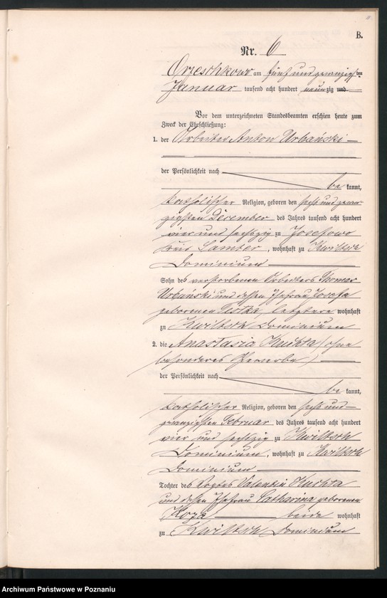 Obraz 15 z jednostki "Księga małżeństw"