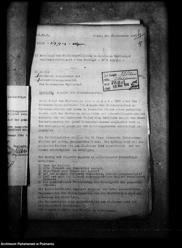 Obraz 9 z jednostki "Nahrungsmittelversorgung der Heimschulen"