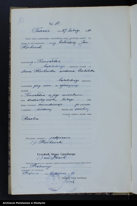 image.from.unit.number "Ksiega urodzeń Nr 1 - 50,1 - 43,1 - 54,1 - 49 /brak 1884,i 1 - 51 /przepisana w języku polskim z oryginału niemieckiego w dniach 10.06.- 24.06.1950/"