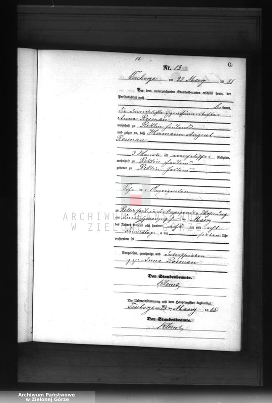 Obraz 16 z jednostki "Sterbe-Neben-Register"