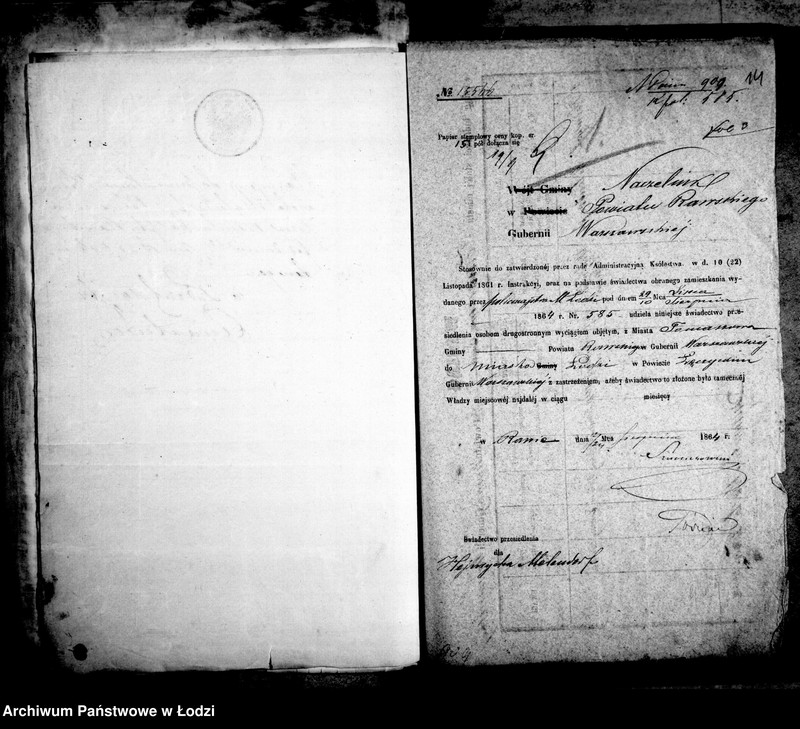 Obraz 14 z jednostki "Akta tyczące się przesiedleń"