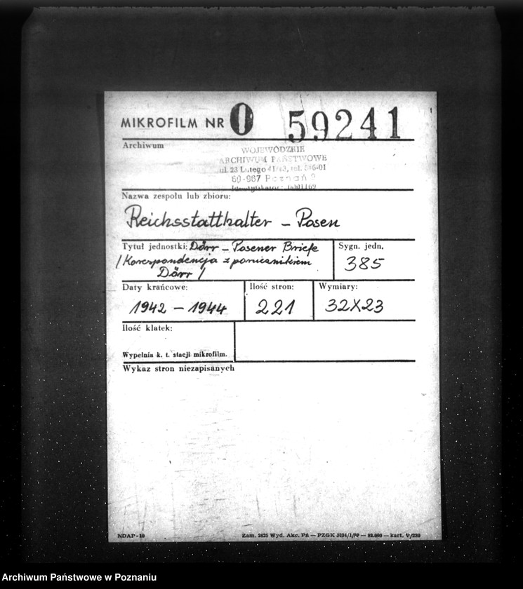 Obraz 2 z jednostki "Dörr- Posener Briefe (Korespondencja z porucznikiem Dörr)"