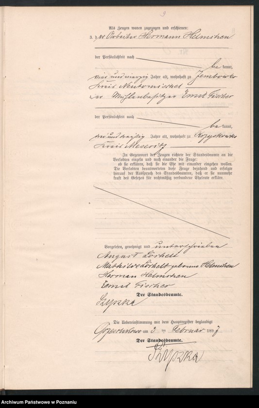 Obraz 11 z jednostki "Księga małżeństw"