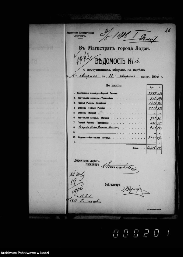 Obraz 19 z jednostki "O dochode ot eksploatacji tramvaev"