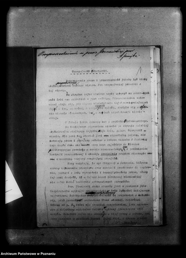 Obraz 5 z jednostki "Pisma różne. [Adresy Związków i Towarzystw polskich w poznańskim, broszura pod tytułem "Czym jest Rada Główna Opiekuńcza" rozporządzenia dotyczące robotników z Królestwa Polskiego przebywających w poznańskim, pismo Urzędu Miasta Warszawy]"