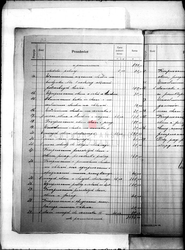 Obraz 16 z jednostki "Sprawy budowlane majątku Chocicza Mała"