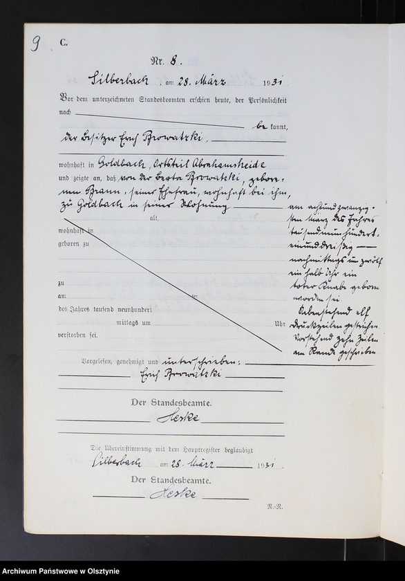 image.from.unit.number "Sterbe-Neben-Register Nr 1 - 26"