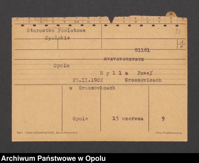 Obraz 4 z jednostki "[Glasder Pauline, ur. 23.1.1886, zam. Preisdorf]"