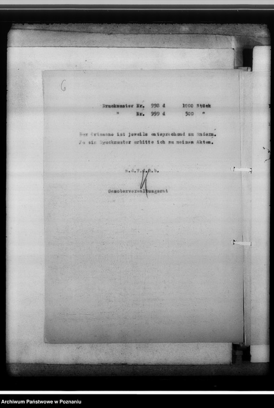 Obraz 10 z jednostki "[Korespondencja w sprawach organizacyjnych, sprawozdanie z działalności Kreissippenamt w Krotoszynie]"